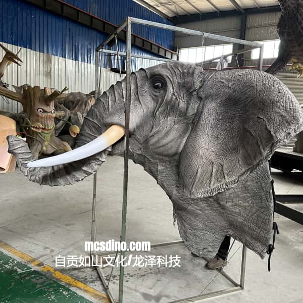 Elephant Head Puppet Spray Water-BB144