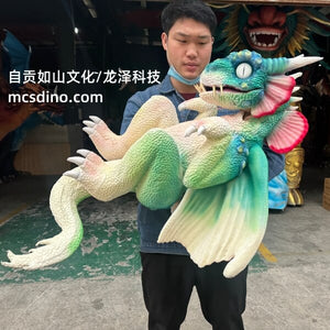 Embrace Green Dragon Puppet Magical Hand Puppet-BB083