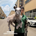 Cargar la imagen en la vista de la galería, one hand operated reindeer puppet for stage actors
