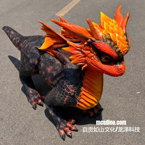 Lava Dragon Skin For Robot Dog（NOT INCLUDING ROBOT DOG)-MCSRTR28
