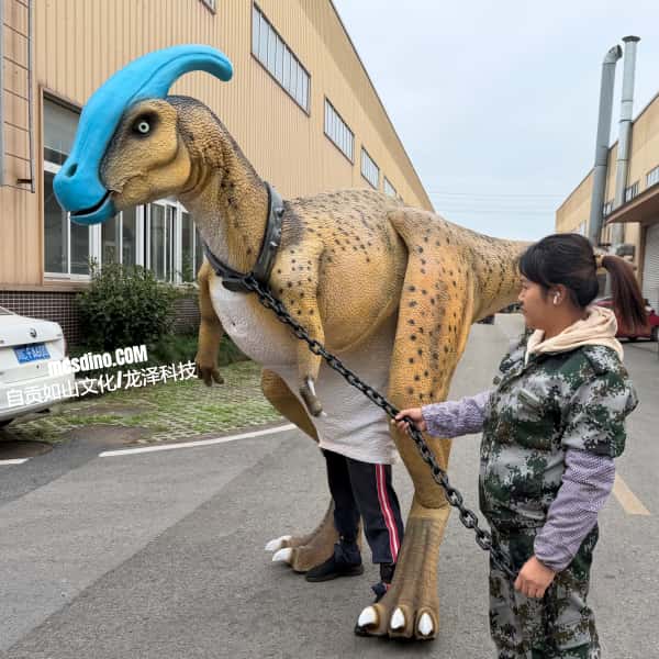 Parasaurolophus Walking Dinosaur Costume for Stage & Film | MCSDINO