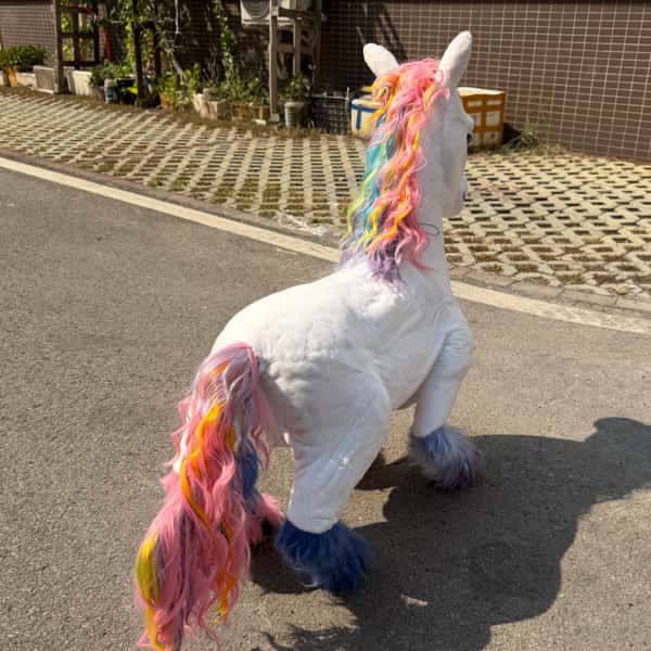 Rainbow Unicorn Plush Shell for Robot Dog-MCSRTR36