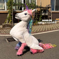 Charger l'image dans la visionneuse de la galerie, Rainbow Unicorn Plush Shell for Robot Dog-MCSRTR36
