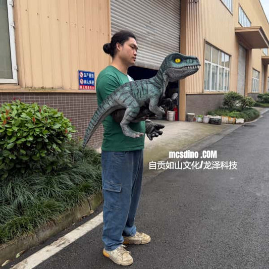 Realistic Baby T-Rex Hand Puppet – A Tiny Dino That Fits Right in Your Arms-BB153