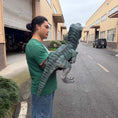 Charger l'image dans la visionneuse de la galerie, Realistic Baby T-Rex Hand Puppet – A Tiny Dino That Fits Right in Your Arms-BB153
