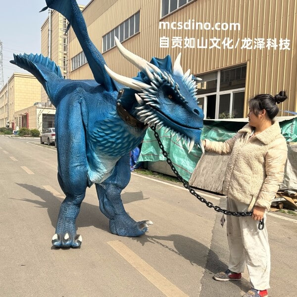 Unleash Spectacular Magic Blue Dragon Costume & Theater Props for Unforgettable Events!