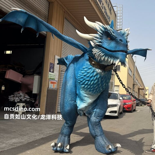 Unleash Spectacular Magic Blue Dragon Costume & Theater Props for Unforgettable Events!