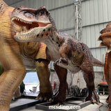 6ft tall animatronic juvenile t-rex