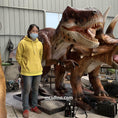 Cargar la imagen en la vista de la galería, 6ft tall animatronic juvenile t-rex
