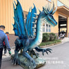 Animatronic Blue Dragon Model-DRA043