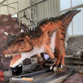Load image into Gallery viewer, animatronic carnotaurus dinosaur park
