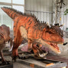 animatronic carnotaurus dinosaur park