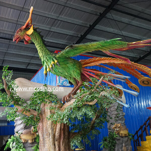  Phoenix perch in tree Animatronic model-mcsdino