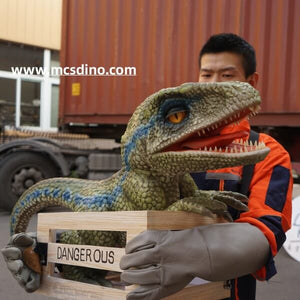 Crate Baby Raptor Puppet