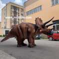Cargar la imagen en la vista de la galería, Halloween Dinosaur Suit Triceratops Costume
