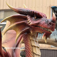 Bild in Galerie-Betrachter laden, DRA020- animatronic juvenile red dragon
