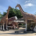 Charger l'image dans la visionneuse de la galerie, giraffe couple animatronics-mcsdino
