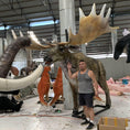 Cargar la imagen en la vista de la galería, Megaloceros Giganteus Animatronic Animal
