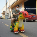 Load image into Gallery viewer, Parasaurolophus Scooter Dinosaur Car
