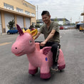 Load image into Gallery viewer, Pink Unicorn Scooter
