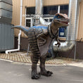 Load image into Gallery viewer, Raptor Blue Suit Dinosaur Puppet
