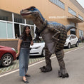 Cargar la imagen en la vista de la galería, Raptor Blue Suit Dinosaur Puppet
