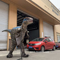 Cargar la imagen en la vista de la galería, Raptor Blue Suit Dinosaur Puppet
