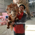 Bild in Galerie-Betrachter laden, baby triceratops puppet made by mcsdino
