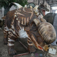 Bild in Galerie-Betrachter laden, MCSDINO Animatronic Dinosaur Animated Pachyrhinosaurus Model Walking With Dinosaurs-MCSP014
