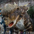 Cargar la imagen en la vista de la galería, MCSDINO Animatronic Dinosaur Animated Pachyrhinosaurus Model Walking With Dinosaurs-MCSP014
