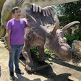 Carica l'immagine nel visualizzatore della galleria, MCSDINO Animatronic Dinosaur Animatronic Kosmoceratops Dinosaur Model-MCSK002
