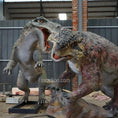 Carica l'immagine nel visualizzatore della galleria, MCSDINO Animatronic Dinosaur Animatronic Model Gorgonopsid Inostrancevia Vs Scutosaurus-MCSG004
