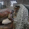 Charger l'image dans la visionneuse de la galerie, MCSDINO Animatronic Dinosaur Animatronic Model Gorgonopsid Inostrancevia Vs Scutosaurus-MCSG004
