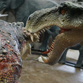 Carica l'immagine nel visualizzatore della galleria, MCSDINO Animatronic Dinosaur Animatronic Model Gorgonopsid Inostrancevia Vs Scutosaurus-MCSG004
