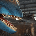 Cargar la imagen en la vista de la galería, MCSDINO Animatronic Dinosaur Animatronic Spew Out the Venom Dilophosaurus Model-MCSD004
