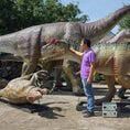 Cargar la imagen en la vista de la galería, MCSDINO Animatronic Dinosaur Ceratosaurus Fighting With Allosaurus  Animatronic Attraction-MCSC004B
