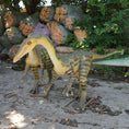 Cargar la imagen en la vista de la galería, MCSDINO Animatronic Dinosaur Couple Coelophysis Sculpture Dinosaur Model-MCSC006
