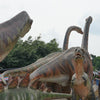 MCSDINO Animatronic Dinosaur Couple Of Brachiosaurus Dinosaur Statues-MCSB004D