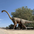 Carica l'immagine nel visualizzatore della galleria, MCSDINO Animatronic Dinosaur Couple Of Brachiosaurus Dinosaur Statues-MCSB004D
