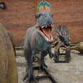 Cargar la imagen en la vista de la galería, MCSDINO Animatronic Dinosaur Cryolophosaurus Animatronic Model Dino Park-MCSC009
