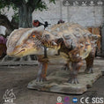 Cargar la imagen en la vista de la galería, MCSDINO Animatronic Dinosaur Life size Animatronic Ankylosaurus Model-MCSA010
