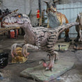 Charger l'image dans la visionneuse de la galerie, MCSDINO Animatronic Dinosaur Moveable Deinonychus  Statue Female Raptor Animatronic-MCSD003
