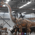 Load image into Gallery viewer, MCSDINO Animatronic Dinosaur Remote Control Dinosaur Animatronic Brachiosaurus Model-MCSB004
