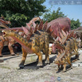 Bild in Galerie-Betrachter laden, MCSDINO Animatronic Dinosaur Stegosaurus Model Dinosaur Family Landscape-MCSS009D
