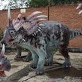 Bild in Galerie-Betrachter laden, MCSDINO Animatronic Dinosaur Styracosaurus Family Animatronic Dinosaur Models-MCSS011C
