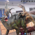 Cargar la imagen en la vista de la galería, MCSDINO Animatronic Dinosaur Tenontosaurus Was Attacked By Deinonychus Models For Sale-MCST007

