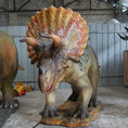 Cargar la imagen en la vista de la galería, MCSDINO Animatronic Dinosaur Theme Park Robotic Triceratops Animatronic Attraction-MCST003

