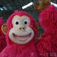 Cargar la imagen en la vista de la galería, MCSDINO Bespoke Animatronics Advertise With Pink Gorilla Robot-CUS014
