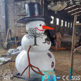 Cargar la imagen en la vista de la galería, MCSDINO Bespoke Animatronics Decorative Animatronic Talking Snowman For Christmas-CUS008
