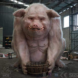 MCSDINO Bespoke Animatronics Giant Pig Prop Animatronic Pigman Escape Room-FM011